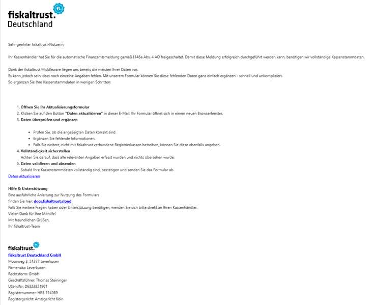 Onboarding Email