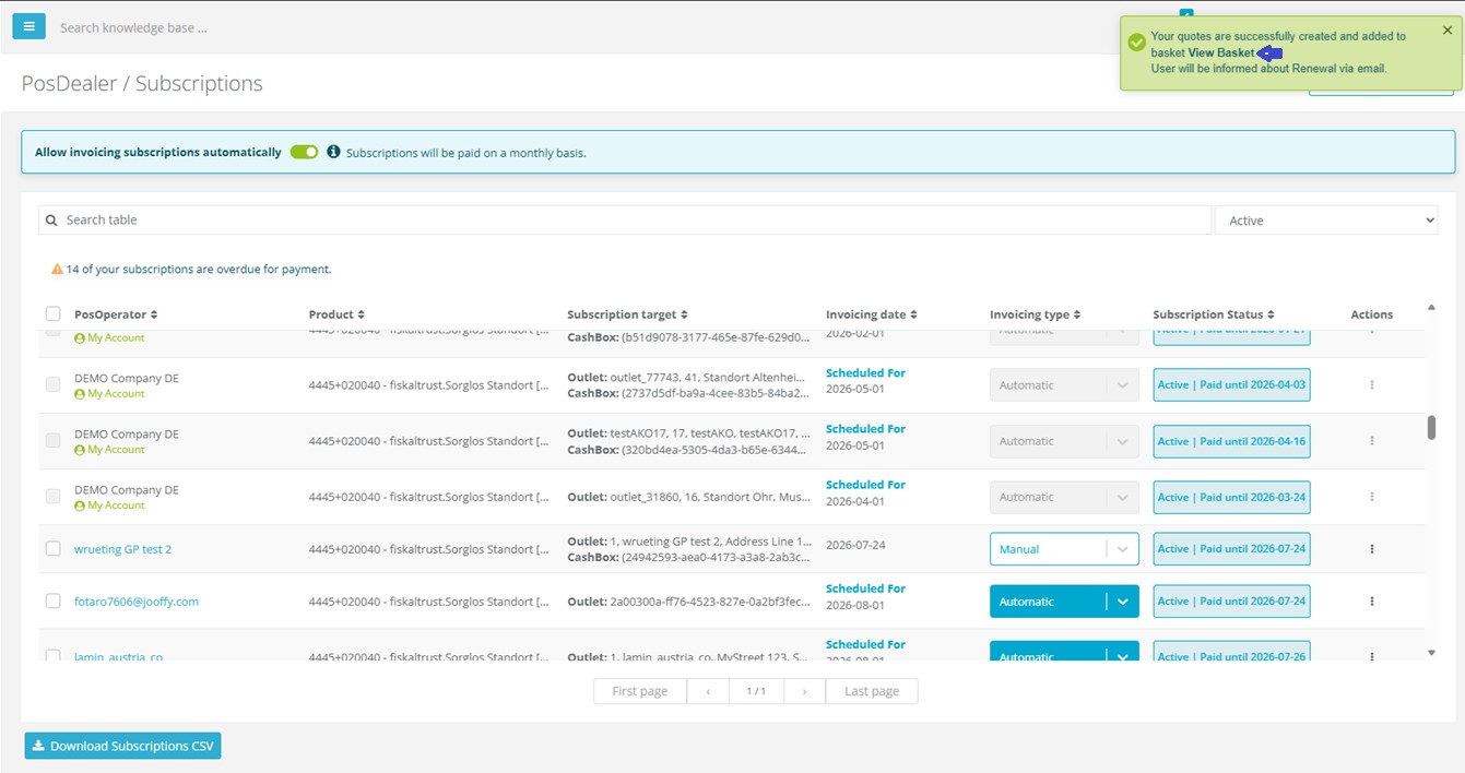 subscription-management