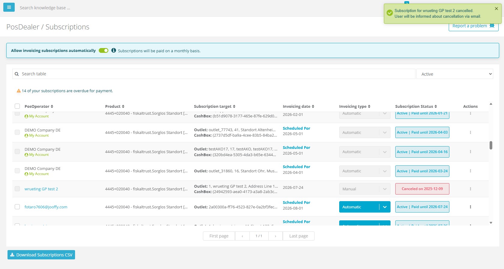subscription-management